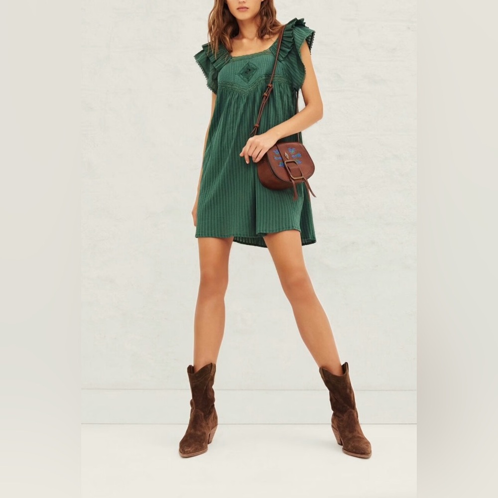 ba&sh Embroidered Uriel Dress